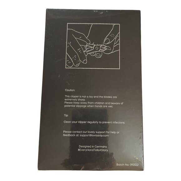 New Swissklip Heavy Duty Toenail Clippers  Seniors Thick Ingrown Nail Clippers - Picture 3 of 4